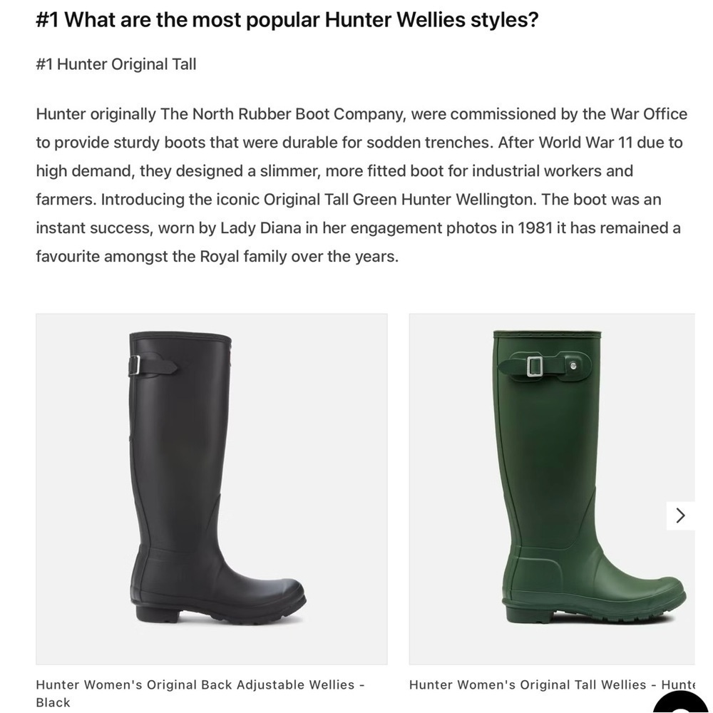 Hunter (NWT) Original Tall Rain Boots, Women’s Size 10/41 - Picture 12 of 15